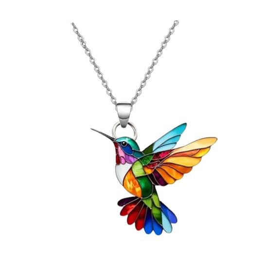Rainbow Hummingbird Necklace Acrylic Colorful Lightweight Fashion Necklace Bird Pendant Necklace Jewelry Gift for Women Bird A
Rainbow Hummingbird Necklace Acrylic Colorful Lightweight Fashion Necklace Bird Pendant Necklace Jewelry Gift for Women Bird A