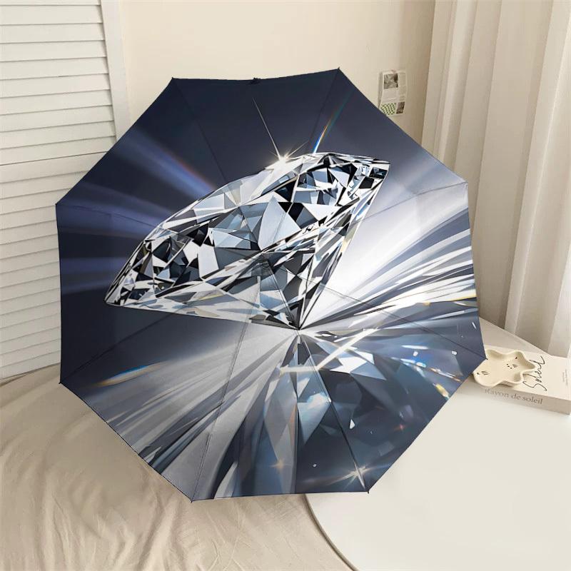 1PC Diamond Sparkle Umbrella-8-Rib Reinforced, Automatic Open, Lightweight & Durable, Cute Fashion Accessory for Outdoor-F2695
1PC Diamond Sparkle Umbrella-8-Rib Reinforced, Automatic Open, Lightweight & Durable, Cute Fashion Accessory for Outdoor-F2695