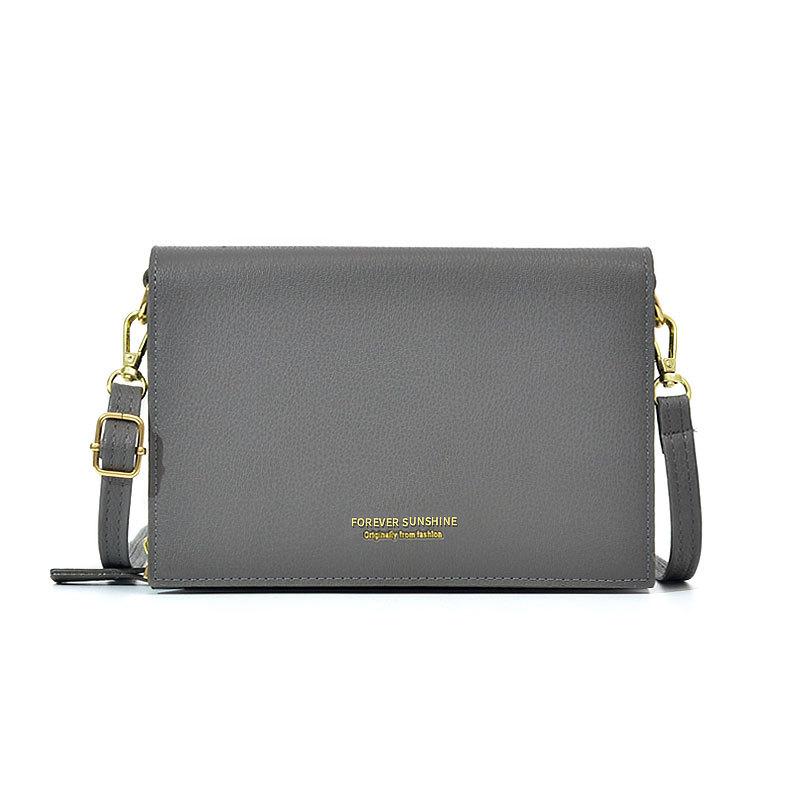 Women s Shoulder Messenger Bag Solid Color Simple Bag Cover Change Clip Multi-function Mobile Phone Bag темно-сірий
Women s Shoulder Messenger Bag Solid Color Simple Bag Cover Change Clip Multi-function Mobile Phone Bag темно-сірий