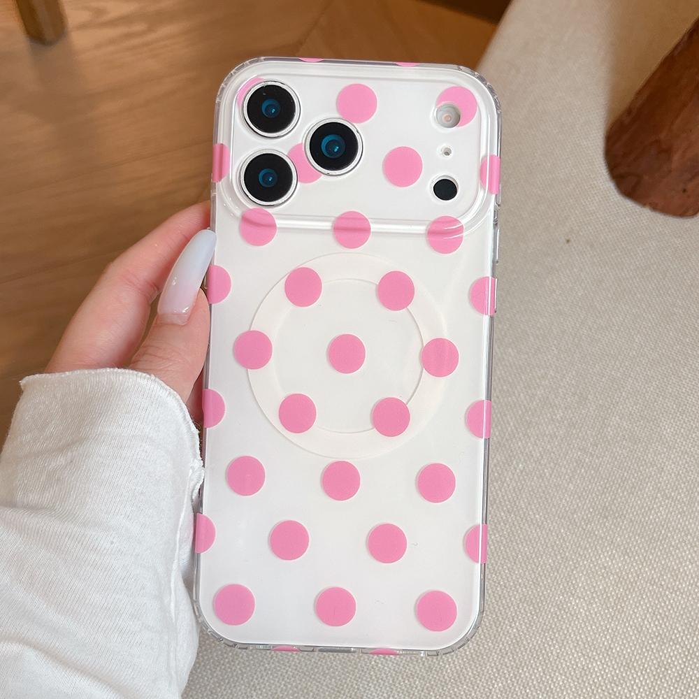 Cute Polka Dot Pattern For Magsafe Phone Case For iPhone 17 16 15 14 Pro Max Magnetic Wireless Charge Shockproof Cover iPhone17
Cute Polka Dot Pattern For Magsafe Phone Case For iPhone 17 16 15 14 Pro Max Magnetic Wireless Charge Shockproof Cover iPhone17