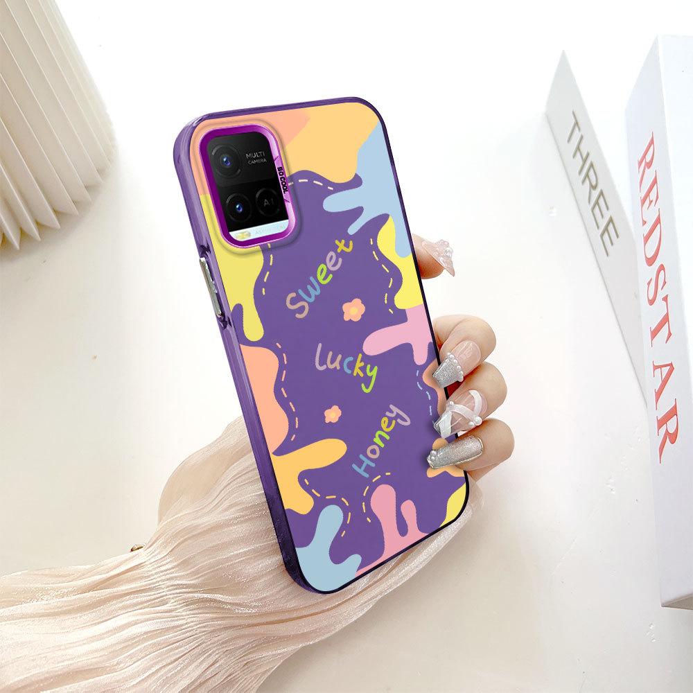 Окрашенный узор, красочный серебристый, двухсторонний, жесткий, противоударный чехол для телефона Vivo Vivo Y18I темно-фиолетового
Окрашенный узор, красочный серебристый, двухсторонний, жесткий, противоударный чехол для телефона Vivo Vivo Y18I темно-фиолетового