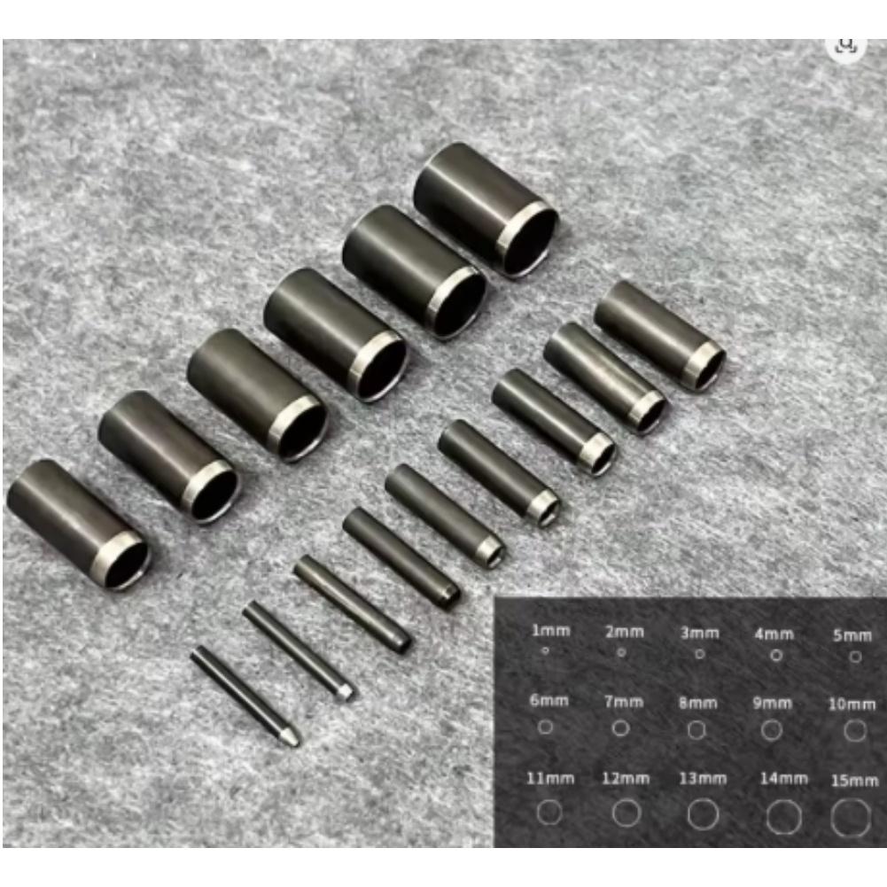 15pcs Leather Hole Punch Set 1-15mm Round Hollow Punch High Carbon Steel For Crafting For Belts Bags For DIY Craft China Mainland
15pcs Leather Hole Punch Set 1-15mm Round Hollow Punch High Carbon Steel For Crafting For Belts Bags For DIY Craft China Mainland