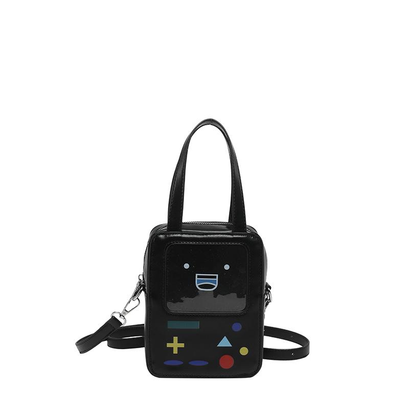 2026 New Fashion Kawaii Women Funny PU Leather Tote Handbag Top Handle Cartoon Game Console Design Small Crossbody Bag for Girls чёрный
2026 New Fashion Kawaii Women Funny PU Leather Tote Handbag Top Handle Cartoon Game Console Design Small Crossbody Bag for Girls чёрный