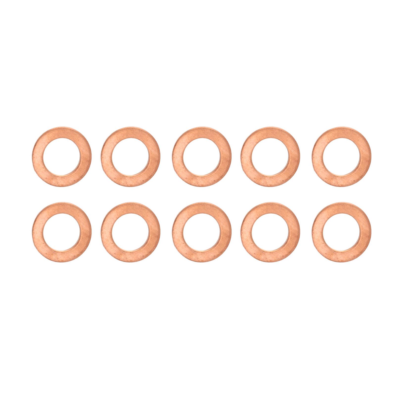10 шт. M12 медная пробка для слива масла, шайба, плоская уплотнительная прокладка, кольцо, прокладка для замены масла
10 шт. M12 медная пробка для слива масла, шайба, плоская уплотнительная прокладка, кольцо, прокладка для замены масла