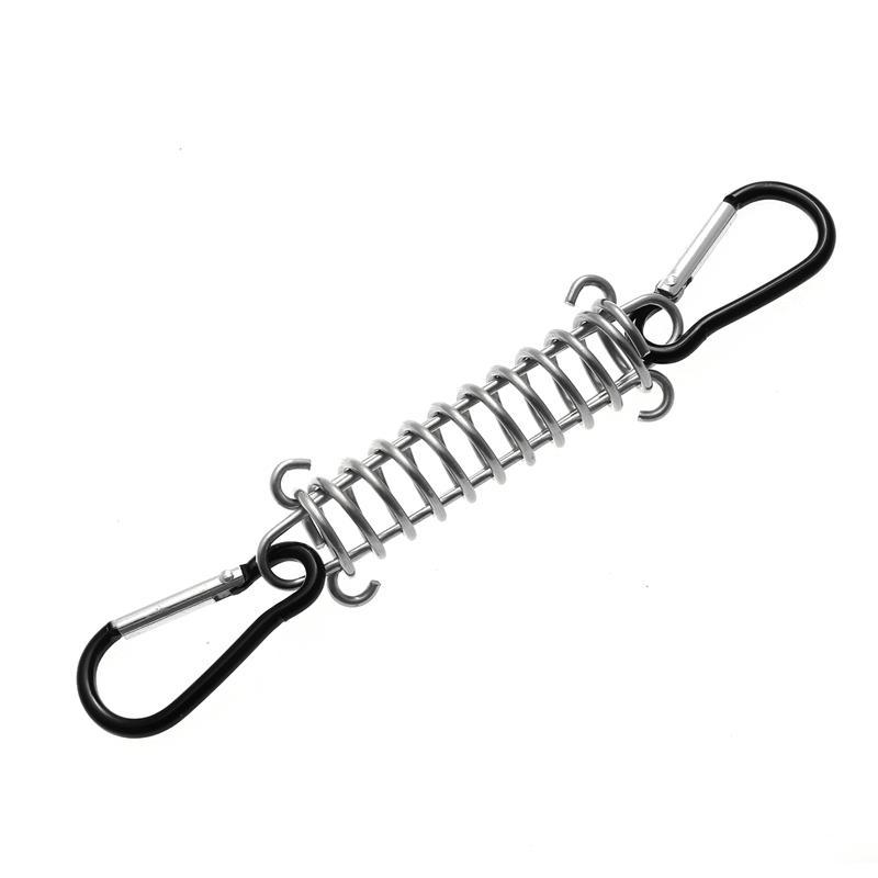 Stainless steel Tent Wind Rope Spring Buckle Tent Tensioner Camping Deck Pegs With Carabiner Clips Awning Tightener Fixed Hook
Stainless steel Tent Wind Rope Spring Buckle Tent Tensioner Camping Deck Pegs With Carabiner Clips Awning Tightener Fixed Hook