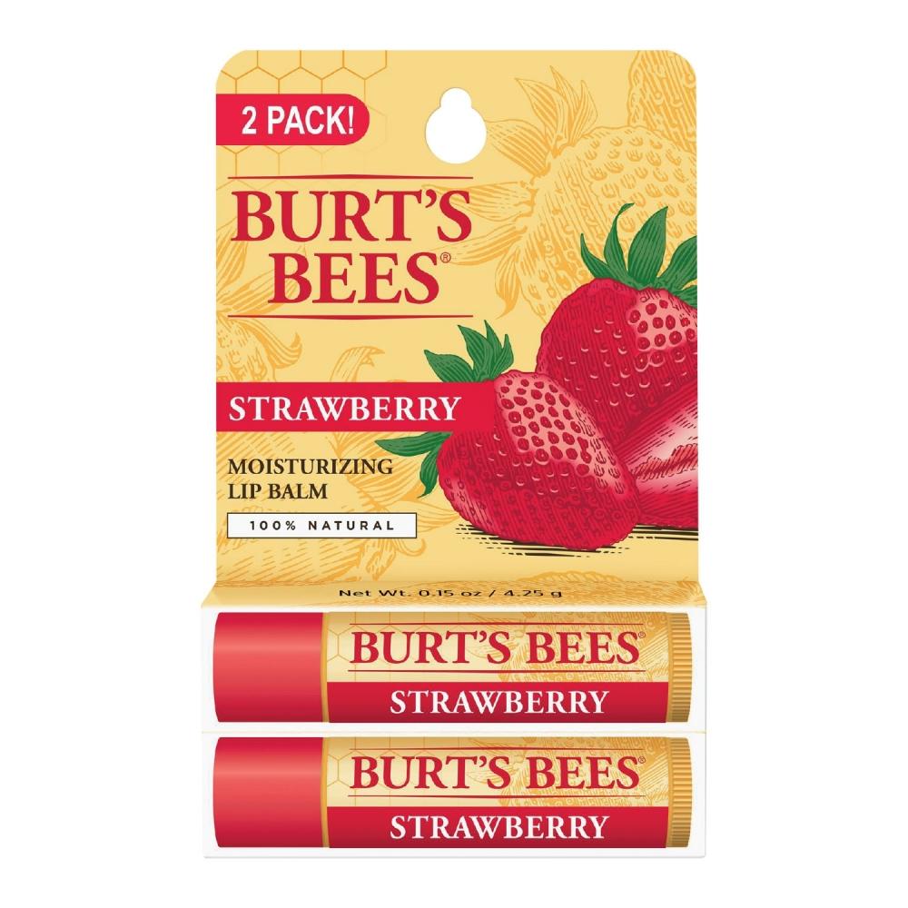 Burt s Bee Бальзам для губ Duo Pack Клубника 4,25 г 2 шт.
Burt s Bee Бальзам для губ Duo Pack Клубника 4,25 г 2 шт.
