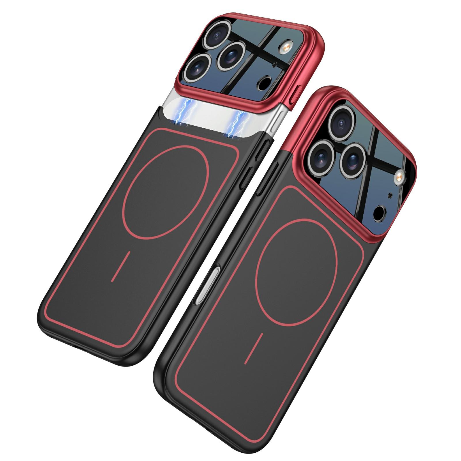 GKK For iPhone 17 Pro Max Case Detachable Camera Cover Contrast Color Frame Line PC Phone Shell Compatible with MagSafe
GKK For iPhone 17 Pro Max Case Detachable Camera Cover Contrast Color Frame Line PC Phone Shell Compatible with MagSafe