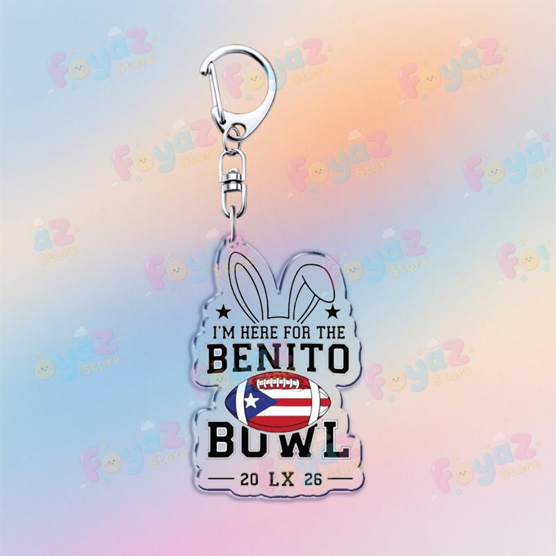 Cute Rabbit Benito Bowl Keychain Accessories Bag Rapper Album Football Keyrings Jewelry Fans Friends Gifts
Cute Rabbit Benito Bowl Keychain Accessories Bag Rapper Album Football Keyrings Jewelry Fans Friends Gifts