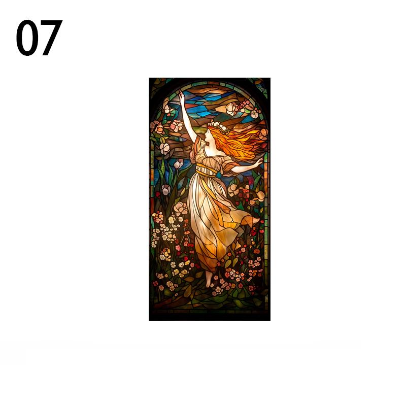 European Retro Church Stained Glass Window Film Balcony Window Sliding Door Privacy Film Static Cling Translucent Stickers (as the picture,30x60cm)
European Retro Church Stained Glass Window Film Balcony Window Sliding Door Privacy Film Static Cling Translucent Stickers (as the picture,30x60cm)