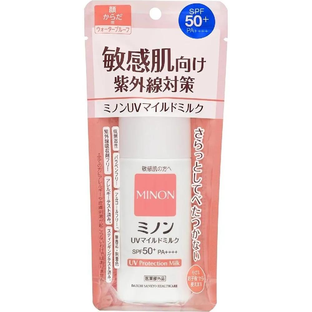 Minon UV Mild Milk Body 80mL Anti-Breakdown Sunscreen SPF50+ PA++++
Minon UV Mild Milk Body 80mL Anti-Breakdown Sunscreen SPF50+ PA++++