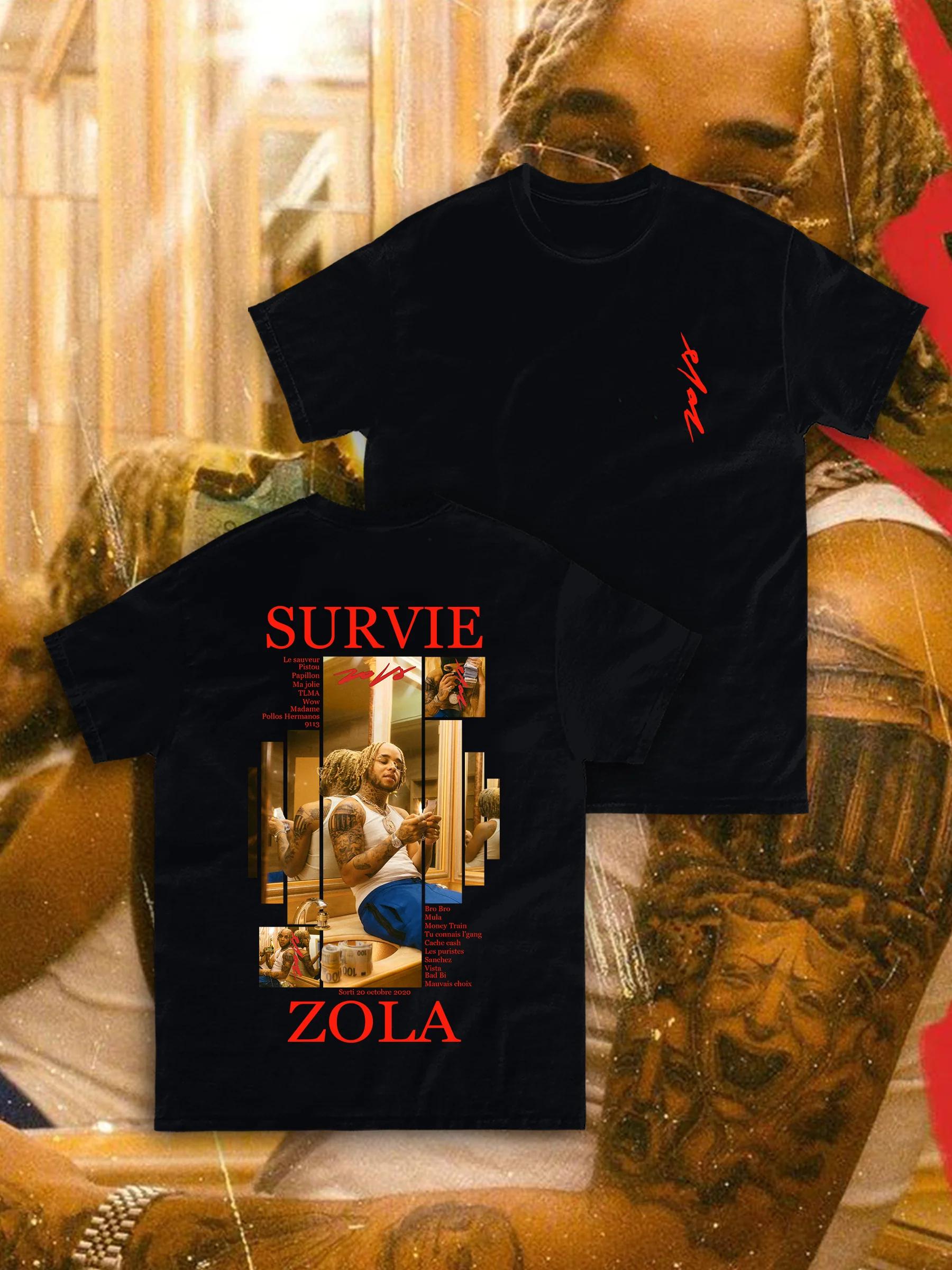 The Album Survie French Singer Zola Graphic Printed Tshirts Unisex Women Fashion Hip Hop Streetwear T Shirt Casual Cotton M
The Album Survie French Singer Zola Graphic Printed Tshirts Unisex Women Fashion Hip Hop Streetwear T Shirt Casual Cotton M