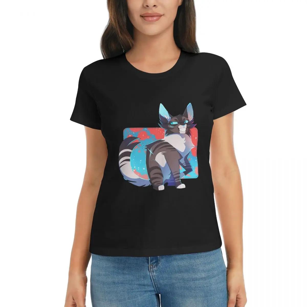 Women TShirt Warrior Cats Firestar Summer Short Sleeve Tees Crew Neck Cotton T Shirts Clothes Tops Streetwear S
Women TShirt Warrior Cats Firestar Summer Short Sleeve Tees Crew Neck Cotton T Shirts Clothes Tops Streetwear S