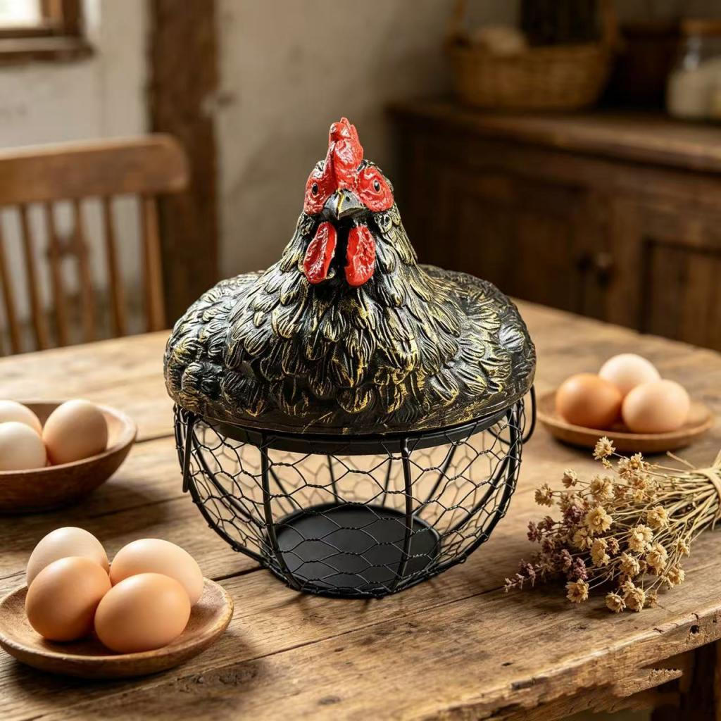 Chicken Egg Basket Container Collecting Fresh Eggs Holder for Pantry Countertop золотий
Chicken Egg Basket Container Collecting Fresh Eggs Holder for Pantry Countertop золотий