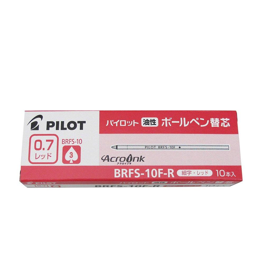Pilot Ballpoint Pen Refill Multicolor Multifunctional Acro Ink Red 10 Pieces BRFS100F10R BRFS-10 0.7
Pilot Ballpoint Pen Refill Multicolor Multifunctional Acro Ink Red 10 Pieces BRFS100F10R BRFS-10 0.7