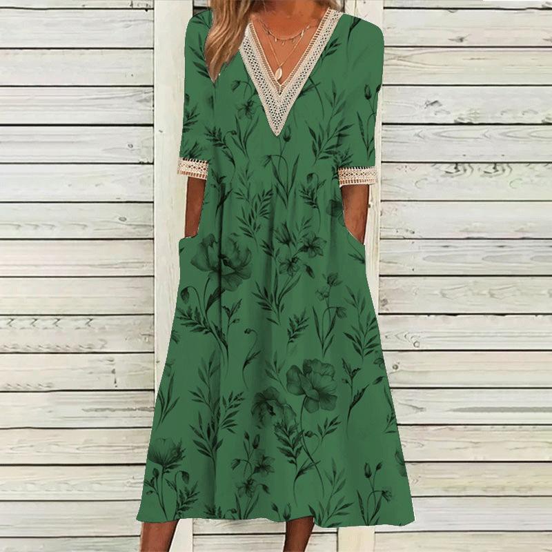 HNXC Women s Fashion Summer Spring 2/1 Sleeve V-Neck Casual Dresses XXXL
HNXC Women s Fashion Summer Spring 2/1 Sleeve V-Neck Casual Dresses XXXL