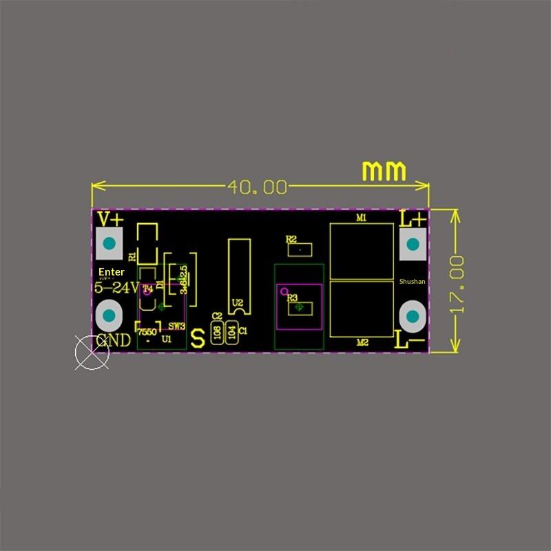 Soft Start-up Low Voltage LED Light with Dimming Controller
Soft Start-up Low Voltage LED Light with Dimming Controller