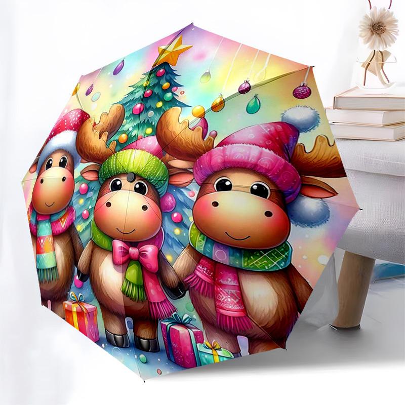 1pc Christmas Moose Family Automatic Opening/Closing Umbrella, Festive Gift for Fans, Travelers & Daily Use.V007
1pc Christmas Moose Family Automatic Opening/Closing Umbrella, Festive Gift for Fans, Travelers & Daily Use.V007