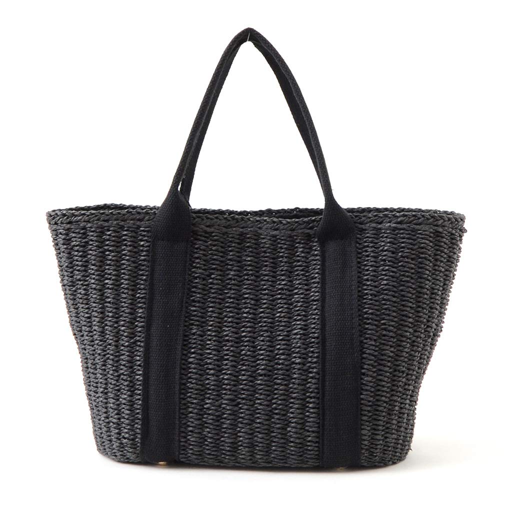 Vita Felice Basket Bag Tote Tape Handle Basket Bag for Women Ultra Lightweight Basket Tote Bag Large Capacity Tote Bag Basket Bag Firm Woven Paper Top чорний
Vita Felice Basket Bag Tote Tape Handle Basket Bag for Women Ultra Lightweight Basket Tote Bag Large Capacity Tote Bag Basket Bag Firm Woven Paper Top чорний