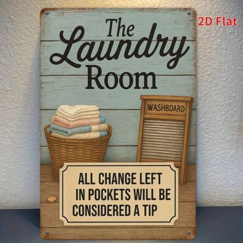 Metal Wall Art Vintage Laundry Decor for Kitchen
Metal Wall Art Vintage Laundry Decor for Kitchen