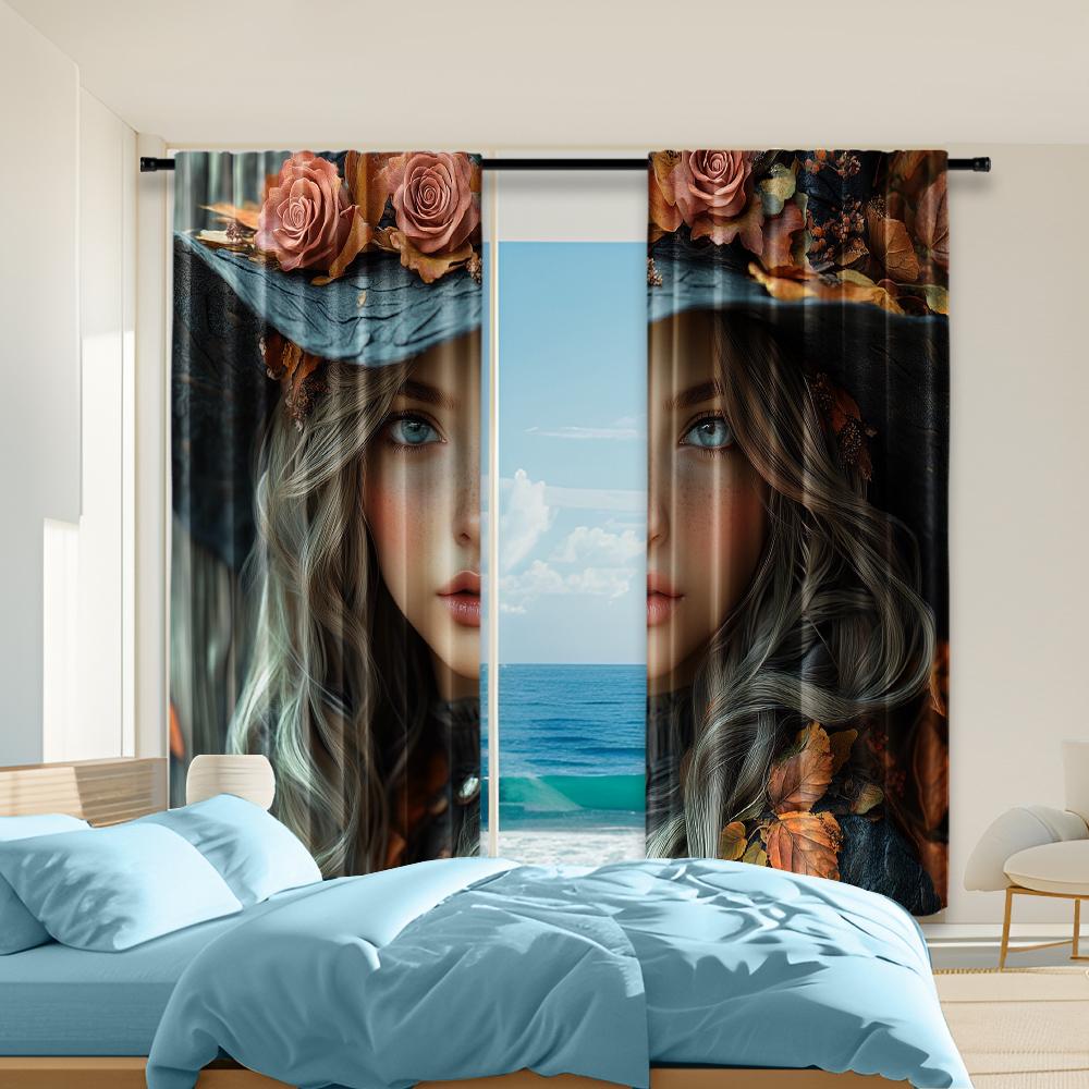 Set Of 2 Versatile Polyester Transparent Curtains Home Decoration Cowgirl Use Bedrooms Living Rooms Curtain Ideal For Area W100*H70(CM)-Rod Pocket&2PCS
Set Of 2 Versatile Polyester Transparent Curtains Home Decoration Cowgirl Use Bedrooms Living Rooms Curtain Ideal For Area W100*H70(CM)-Rod Pocket&2PCS
