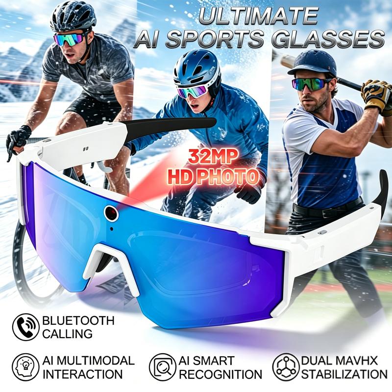 Чоловічі Розумні Спортивні Окуляри 32MP HD Камера, Bluetooth Дзвінки, 360°Звук, Окуляри для Велоспорту, AI Асистент, Зйомка зі Стабілізацією, Нові
Чоловічі Розумні Спортивні Окуляри 32MP HD Камера, Bluetooth Дзвінки, 360°Звук, Окуляри для Велоспорту, AI Асистент, Зйомка зі Стабілізацією, Нові