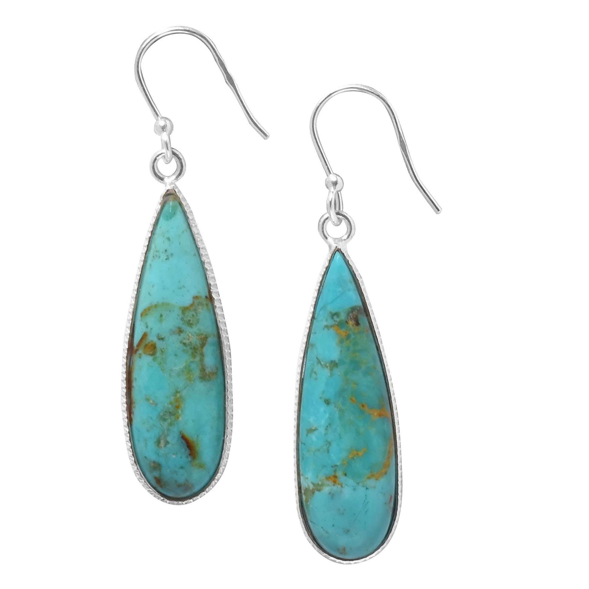 Turquoise Gemstone Earrings Solid 925 Sterling Silver Handmade Earrings Jewelry Gift For Women And Girls E-3276
Turquoise Gemstone Earrings Solid 925 Sterling Silver Handmade Earrings Jewelry Gift For Women And Girls E-3276