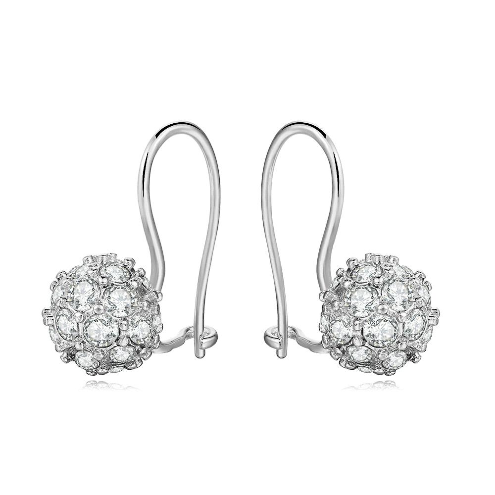 ZHOUYANG Drop Earrings For Women Classic Style Lucky Crystal Ball Rose Gold Color Party Wedding Gift Fashion Jewelry E688
ZHOUYANG Drop Earrings For Women Classic Style Lucky Crystal Ball Rose Gold Color Party Wedding Gift Fashion Jewelry E688