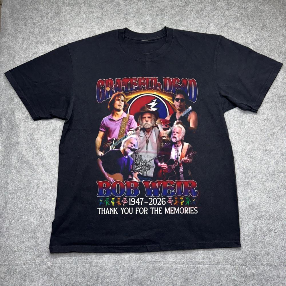 RIP 19472026 Bob Weir Thank You For Memories Black S to 5XL Shirt ZL455 Unisex T-Shirt M
RIP 19472026 Bob Weir Thank You For Memories Black S to 5XL Shirt ZL455 Unisex T-Shirt M