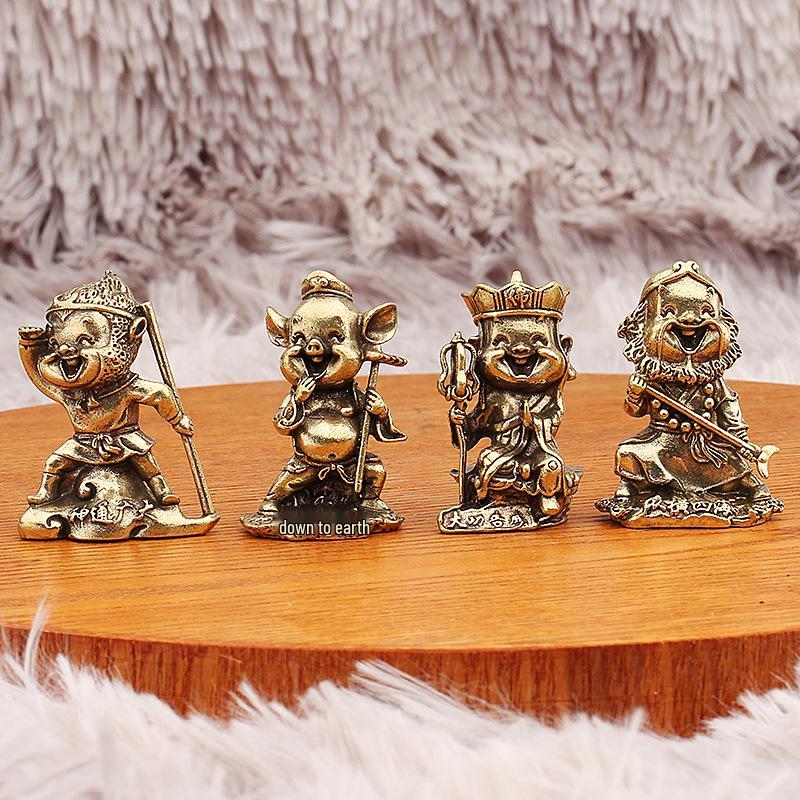 Brass Journey to the West Figurine: Tang Monk, Sun Wukong & Piggy Handcrafted Decoration
Brass Journey to the West Figurine: Tang Monk, Sun Wukong & Piggy Handcrafted Decoration