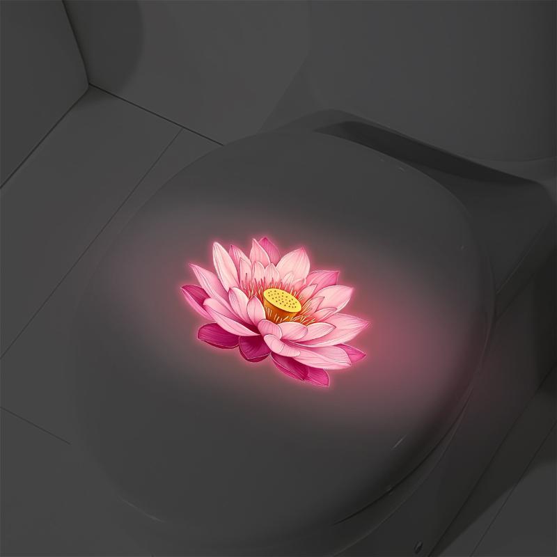 1Pcs Creative Self-Adhesive Wall Decal Luminous Pink Lotus Toilet Sticker For Bathroom Waterproof Decoration One Size
1Pcs Creative Self-Adhesive Wall Decal Luminous Pink Lotus Toilet Sticker For Bathroom Waterproof Decoration One Size