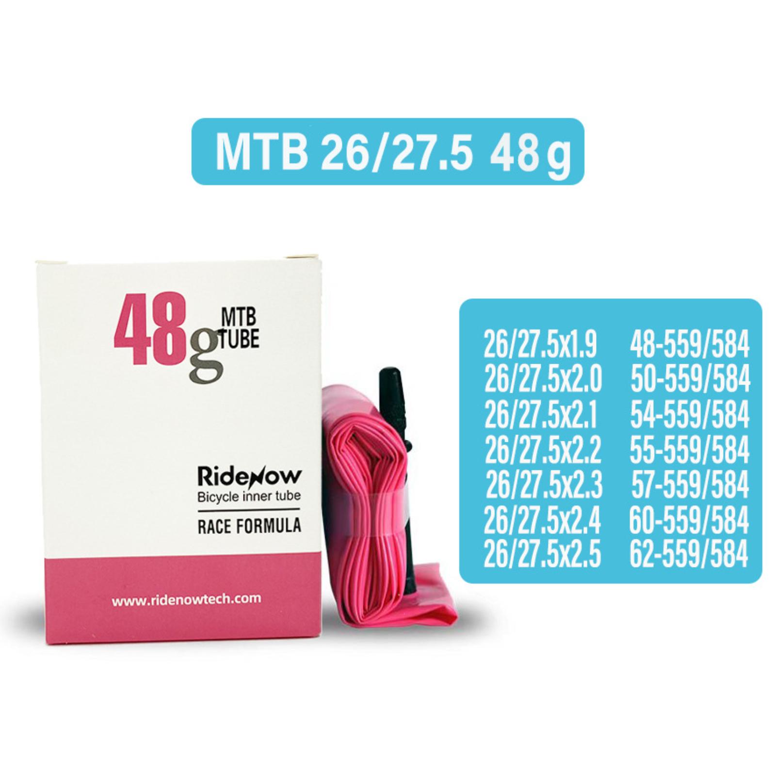 Сверхлегкая камера для горного велосипеда с французским ниппелем One Size
Сверхлегкая камера для горного велосипеда с французским ниппелем One Size