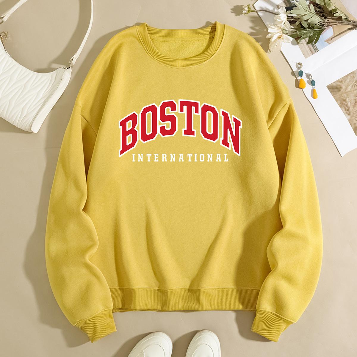 Осінній напис Boston International Надруковані Худі Модні Повсякденні Класичні Спортивні Жіночі Худі з Довгим Рукавом 2XL жовтий
Осінній напис Boston International Надруковані Худі Модні Повсякденні Класичні Спортивні Жіночі Худі з Довгим Рукавом 2XL жовтий