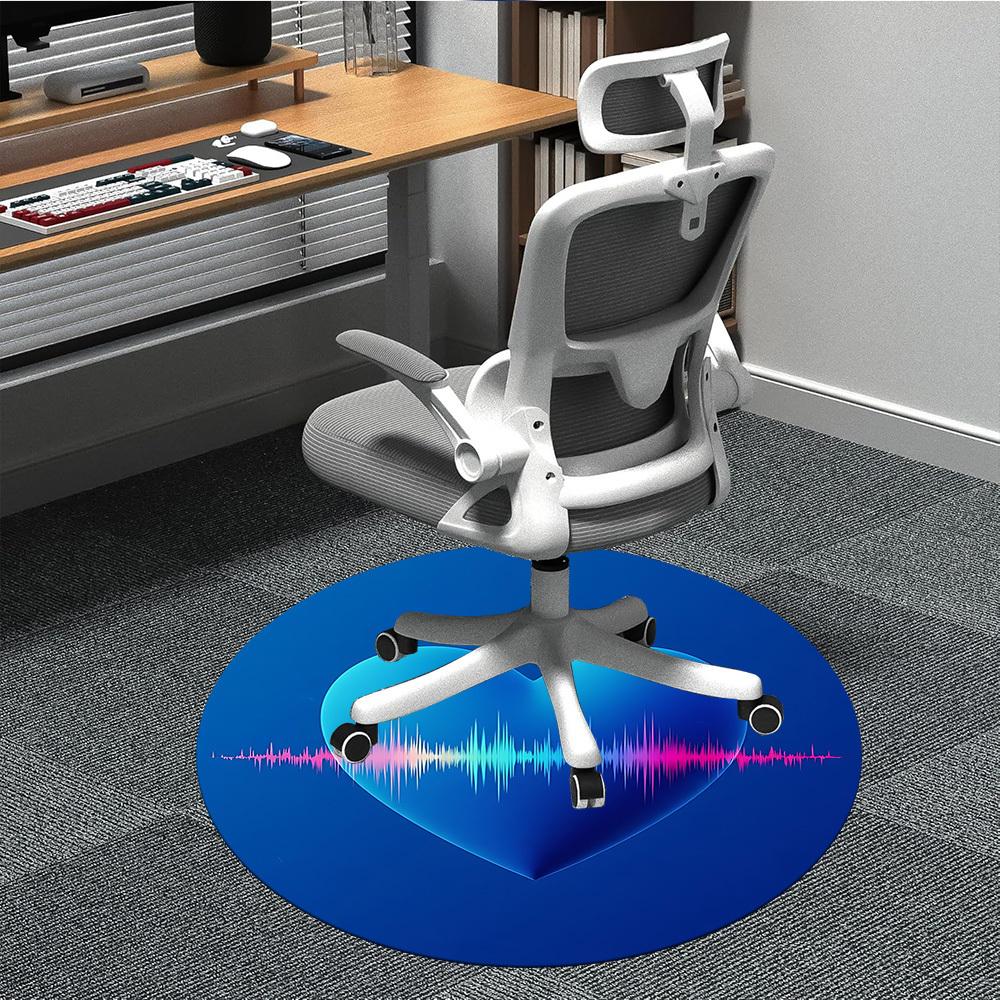 1pc Heartbeat Sound Wave Chair Carpet for Office, Non slip, Soft and Durable Office Rug for Interior Decoration 80cm
1pc Heartbeat Sound Wave Chair Carpet for Office, Non slip, Soft and Durable Office Rug for Interior Decoration 80cm