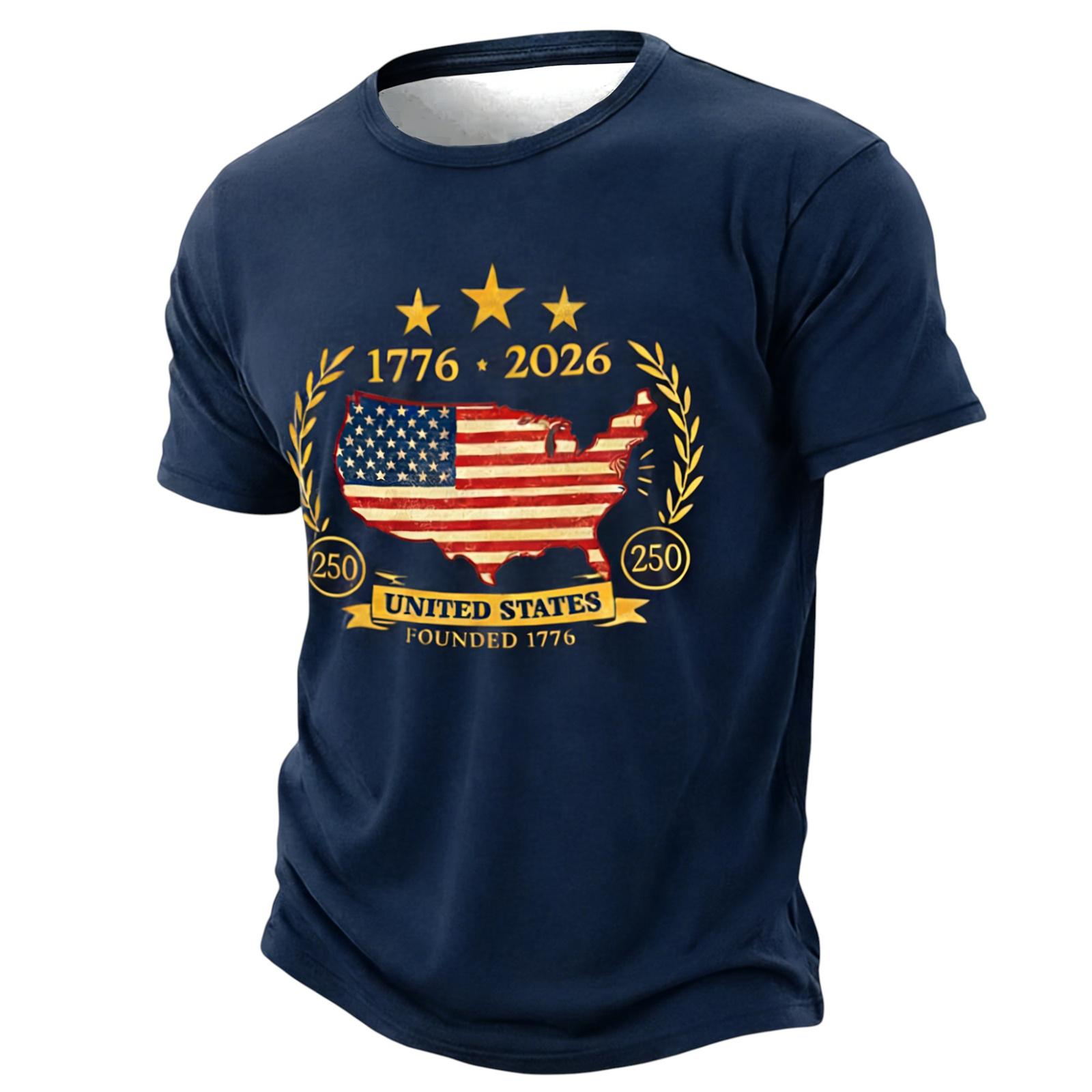 Men s Casual Round Neck Short Sleeve T-Shirt L Темно-синій
Men s Casual Round Neck Short Sleeve T-Shirt L Темно-синій