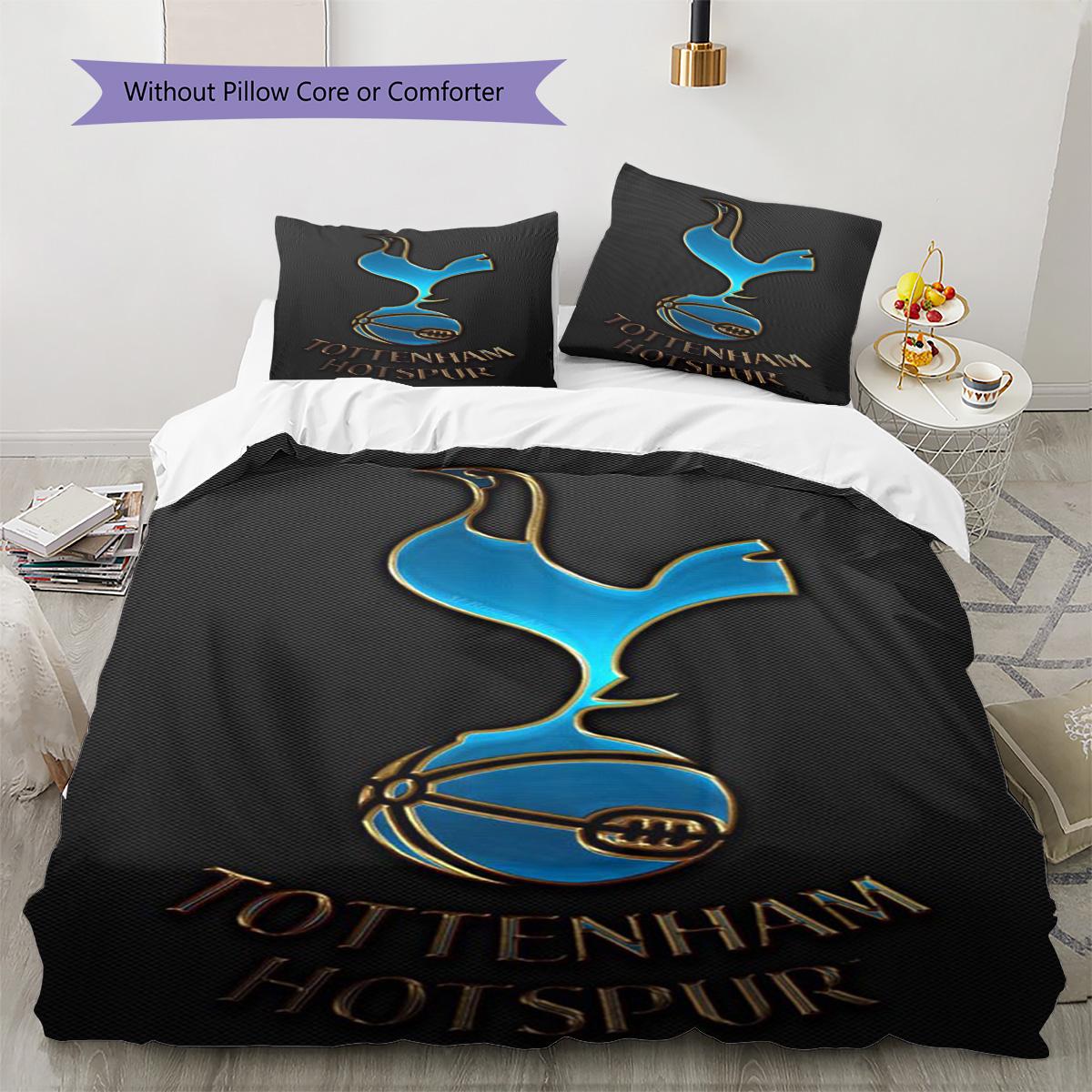 Tottenham Hotspur FC Pattern Bedding Quilt Set Quilt Cover Pillowcase Home Decoration Birthday Gift (1 * duvet cover + 2 * pillowcase, without core) 135x200cm
Tottenham Hotspur FC Pattern Bedding Quilt Set Quilt Cover Pillowcase Home Decoration Birthday Gift (1 * duvet cover + 2 * pillowcase, without core) 135x200cm
