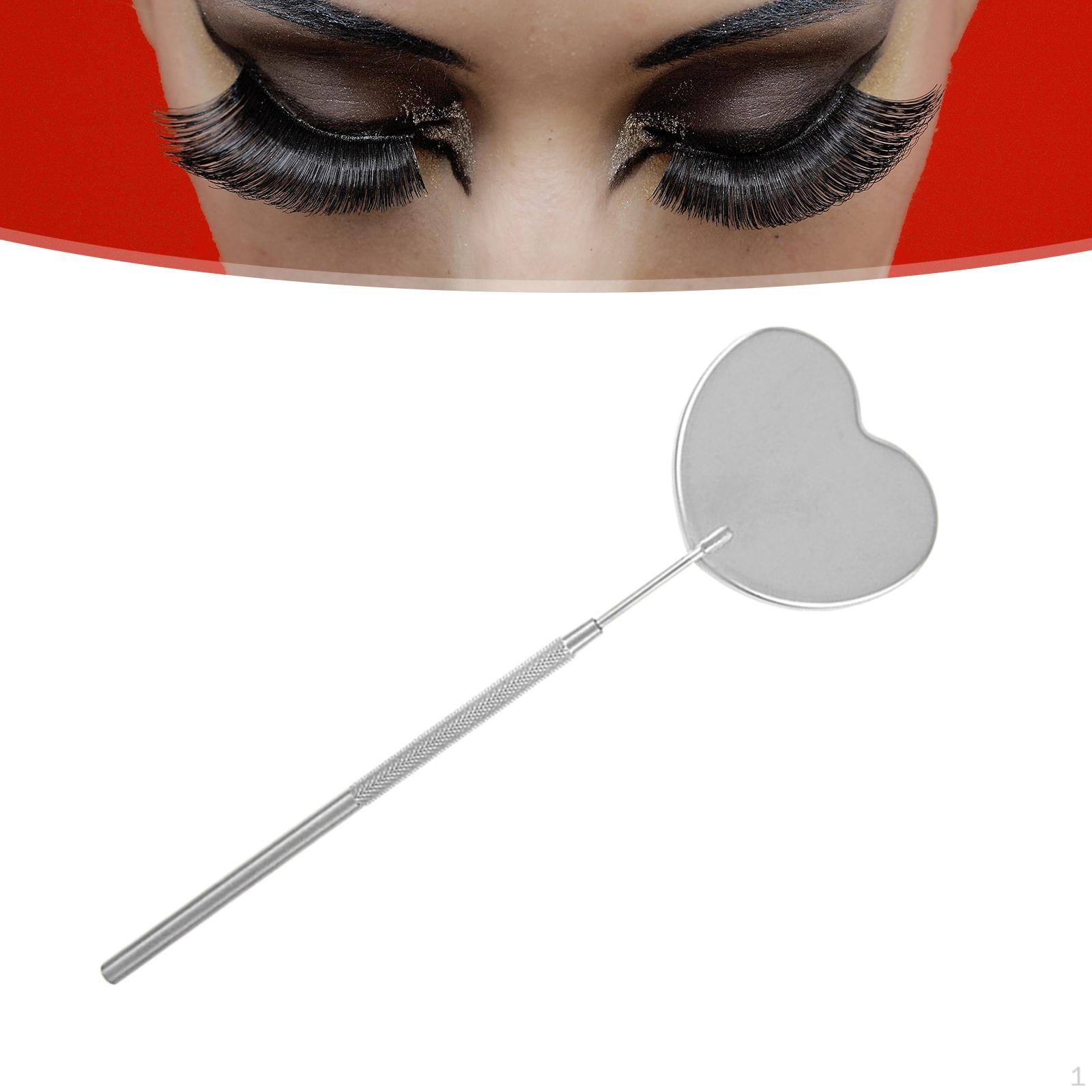 Heart Shape Eyelash Mirror, Detachable Eye lash Extension Mirror for Accessories Argent E
Heart Shape Eyelash Mirror, Detachable Eye lash Extension Mirror for Accessories Argent E