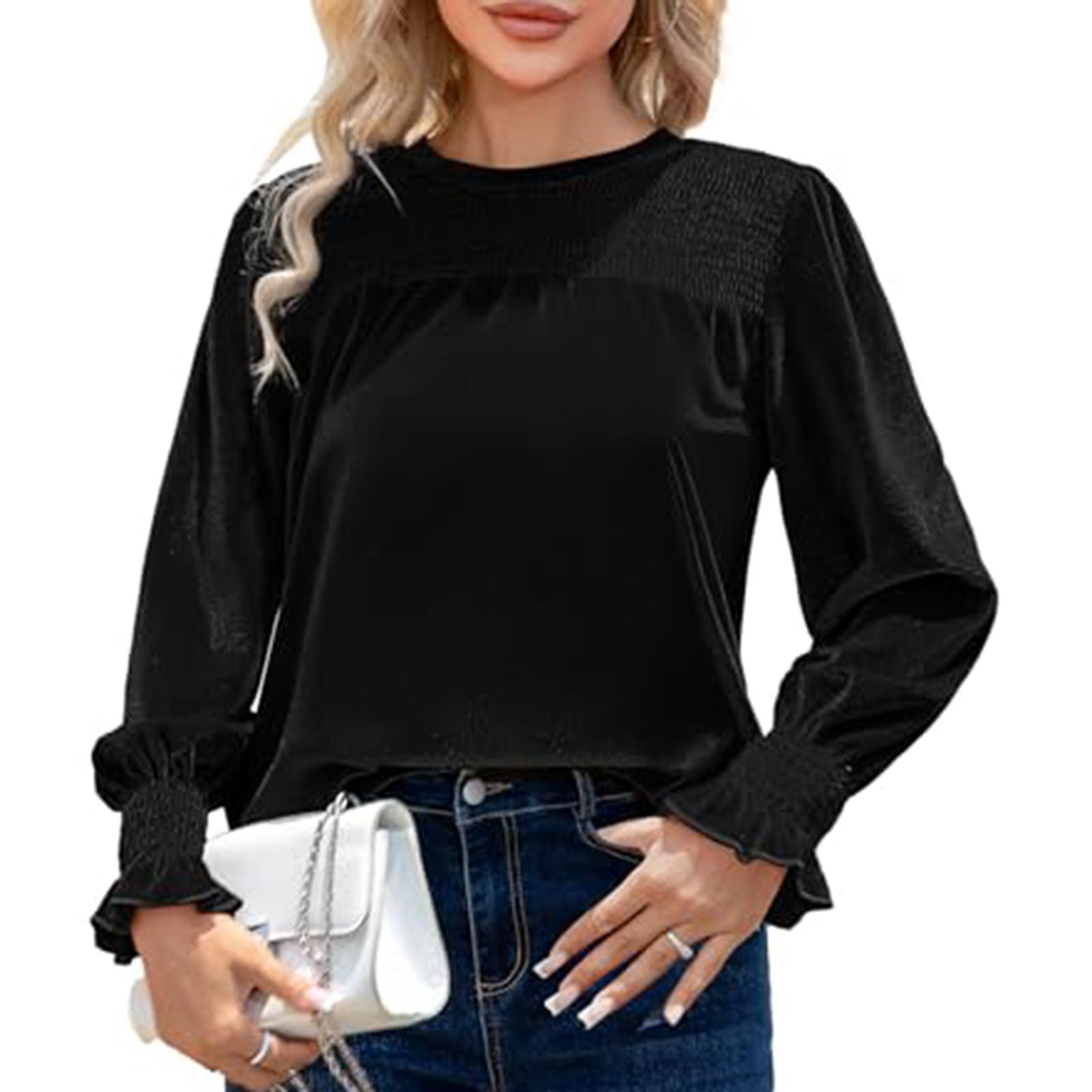 Women s Color Gold Velvet Fashionable Long Sleeved T,shirt Pullover Top S чорний
Women s Color Gold Velvet Fashionable Long Sleeved T,shirt Pullover Top S чорний