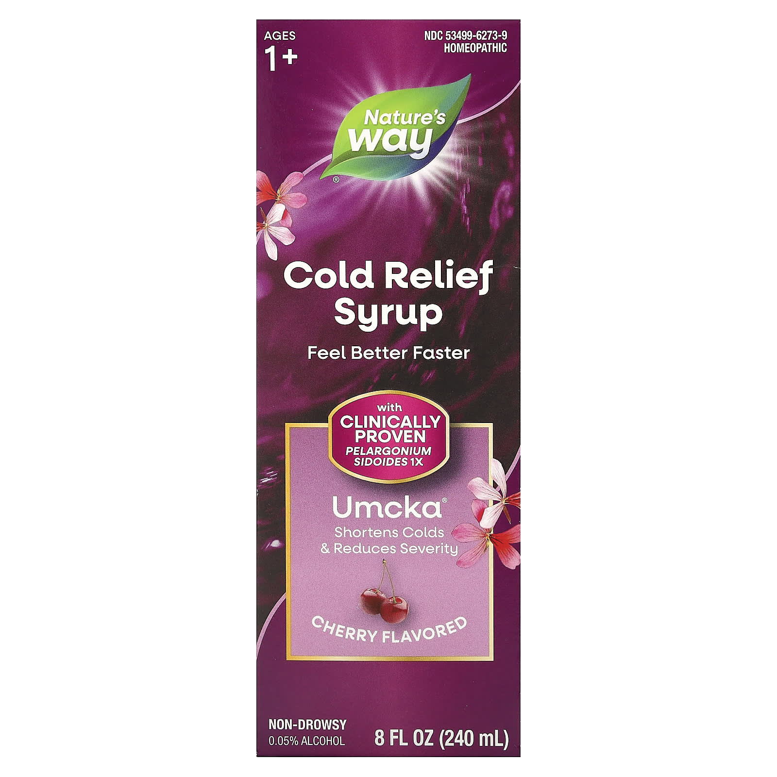 Nature S Way, Cold Relief Syrup, Umcka, Cherry, 240Ml(8Fl Oz)
Nature S Way, Cold Relief Syrup, Umcka, Cherry, 240Ml(8Fl Oz)