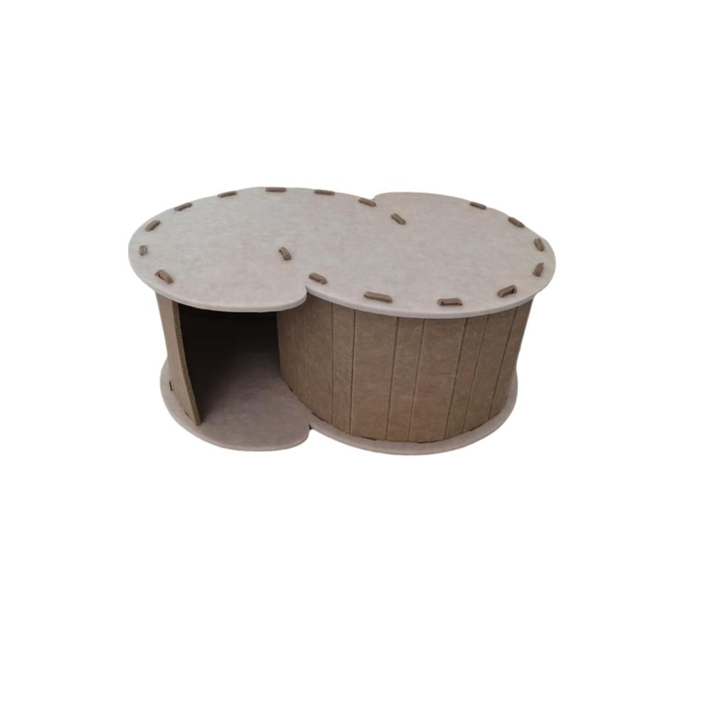 S-образное полузакрытое кошачье гнездо, устойчивый к царапинам кошачий домик-укрытие, кошачья пещера, четыре сезона