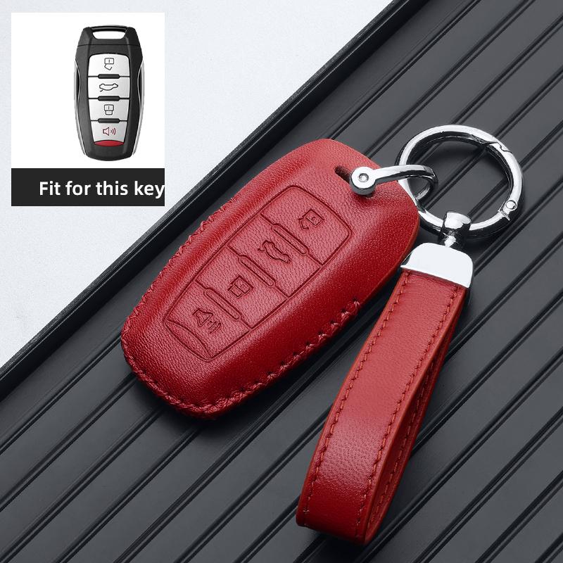 Leather Car Key Case Remote Cover Shell Holder Prorector Fob For GWM Haval New H6 HEV PHEV Jolion S Dargo H9 H2 Hover F7x 2025 Red set-2
Leather Car Key Case Remote Cover Shell Holder Prorector Fob For GWM Haval New H6 HEV PHEV Jolion S Dargo H9 H2 Hover F7x 2025 Red set-2