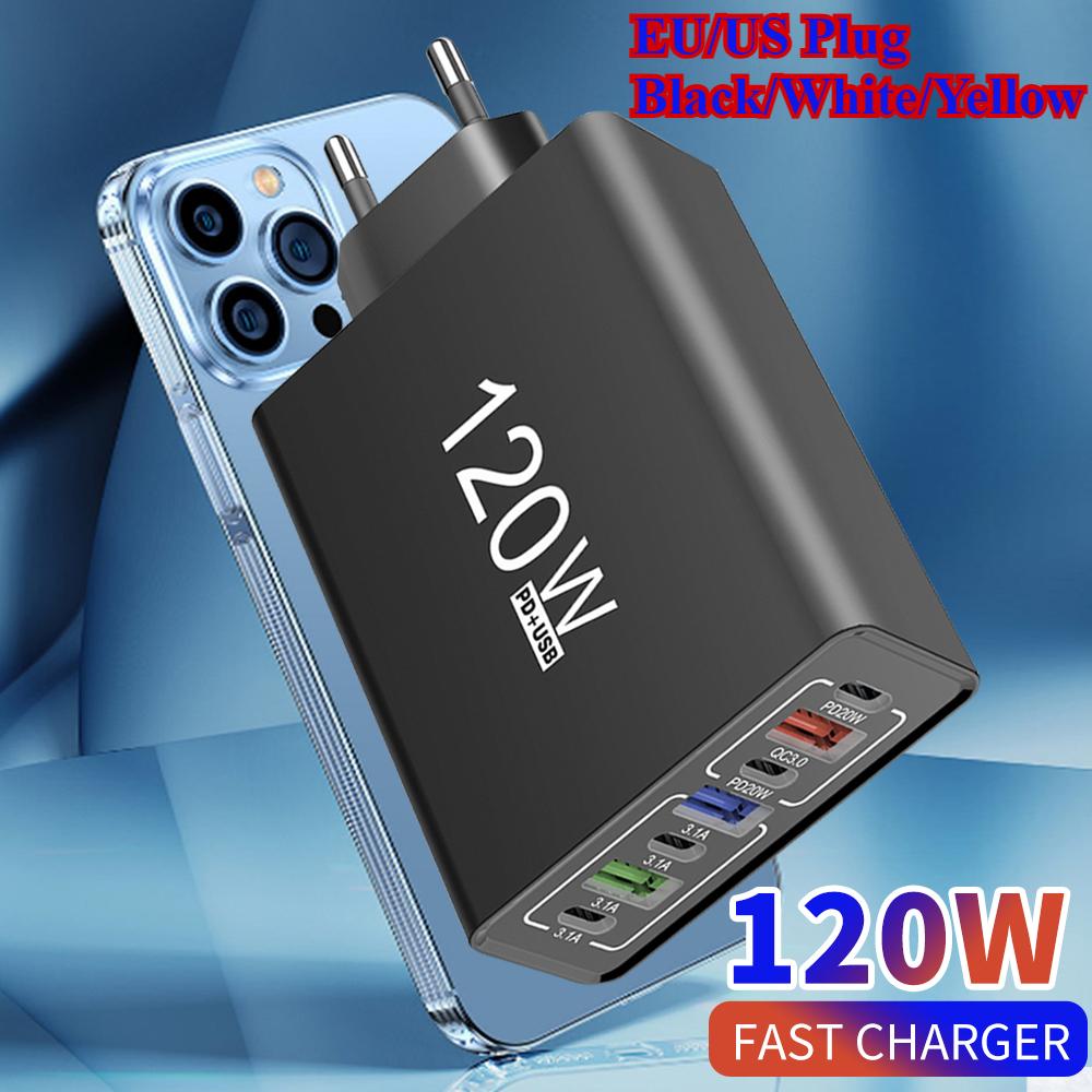 Зарядное устройство USB C с несколькими портами, 120 Вт, быстрая зарядка, тип C, адаптер для настенного зарядного устройства для iPhone 15 16, Samsung, Xiaomi, вилка EU/US EU Plug Yellow
Зарядное устройство USB C с несколькими портами, 120 Вт, быстрая зарядка, тип C, адаптер для настенного зарядного устройства для iPhone 15 16, Samsung, Xiaomi, вилка EU/US EU Plug Yellow