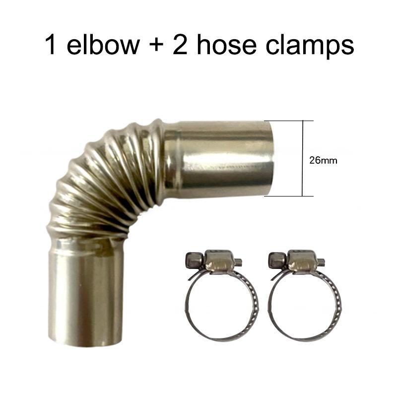 60-300cm Air Parking Heater Stainless Steel Exhaust Pipe Tube Gas Vent Hose With Hose Clamp For Car Heater
60-300cm Air Parking Heater Stainless Steel Exhaust Pipe Tube Gas Vent Hose With Hose Clamp For Car Heater