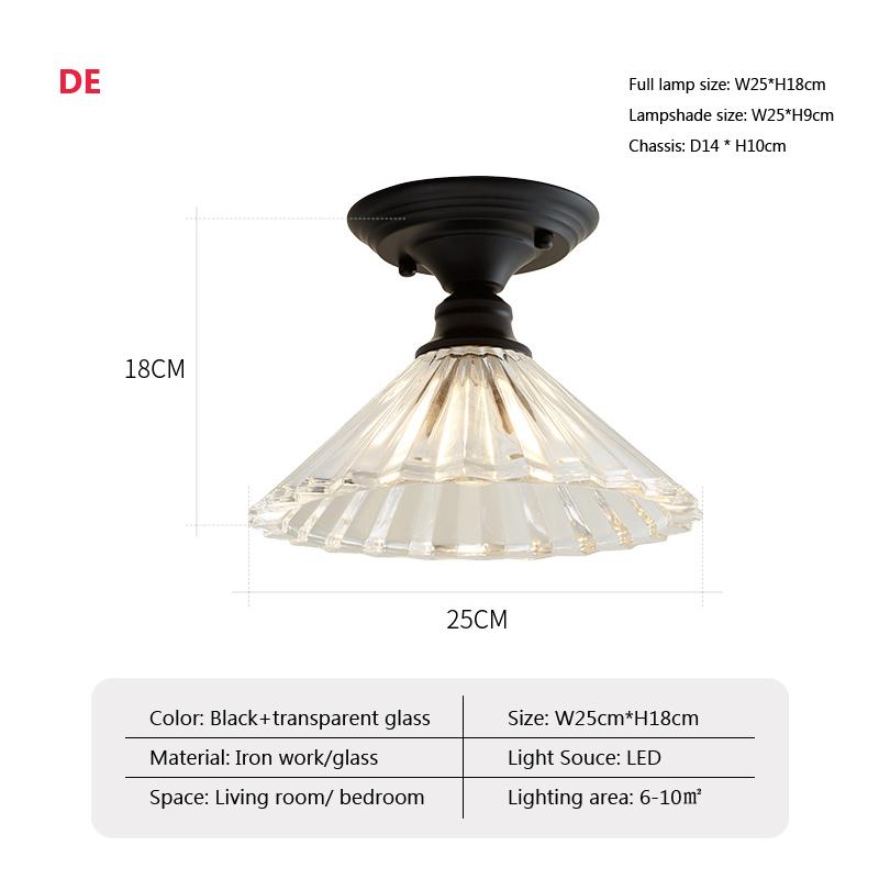 Американский ретро потолочный светильник с одной головкой, стеклянная крышка, освещение прохода, спальня, коридор, лестница, балкон, креативный декоративный светильник Without bulb
Американский ретро потолочный светильник с одной головкой, стеклянная крышка, освещение прохода, спальня, коридор, лестница, балкон, креативный декоративный светильник Without bulb