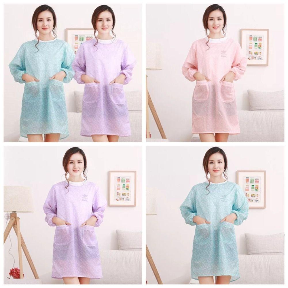 Oil Resistant Long Sleeve Apron Lightweight Kitchen Long-Sleeved Smock Waterproof Apron Home
Oil Resistant Long Sleeve Apron Lightweight Kitchen Long-Sleeved Smock Waterproof Apron Home
