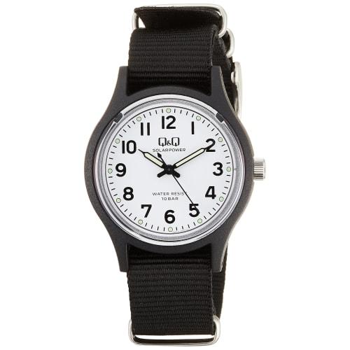 Citizen Q&Q Watch Cue and Cue Analog Solar 10 ATM Water Resistant Nylon Belt E05A-002VK Women s Black
Citizen Q&Q Watch Cue and Cue Analog Solar 10 ATM Water Resistant Nylon Belt E05A-002VK Women s Black