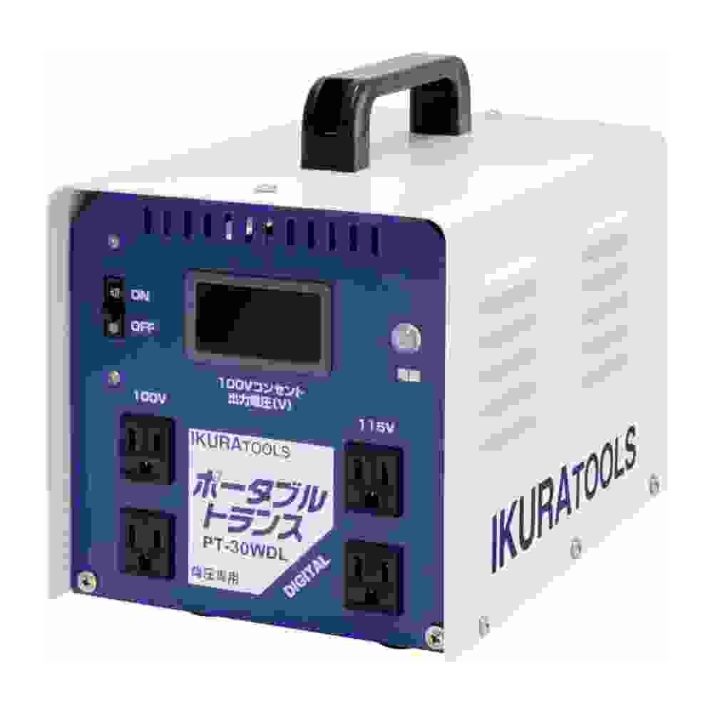 Ikura Seiki PT-30WDL Portable Step-Down Transformer, Single-Phase 200V to 2 x 100V or 2 x 115V
Ikura Seiki PT-30WDL Portable Step-Down Transformer, Single-Phase 200V to 2 x 100V or 2 x 115V