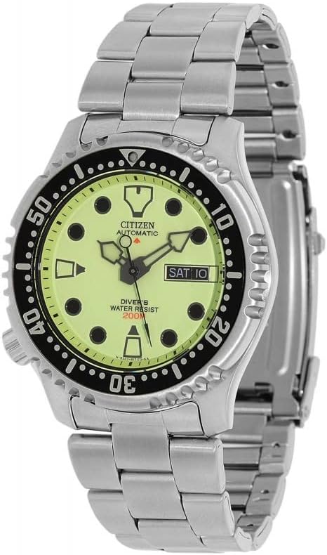 Citizen PROMASTER NY0040-50W Automatic Diver s Watch 200m Water Resistant Fully Luminous Stainless Steel Men s Japan Exclusive
Citizen PROMASTER NY0040-50W Automatic Diver s Watch 200m Water Resistant Fully Luminous Stainless Steel Men s Japan Exclusive
