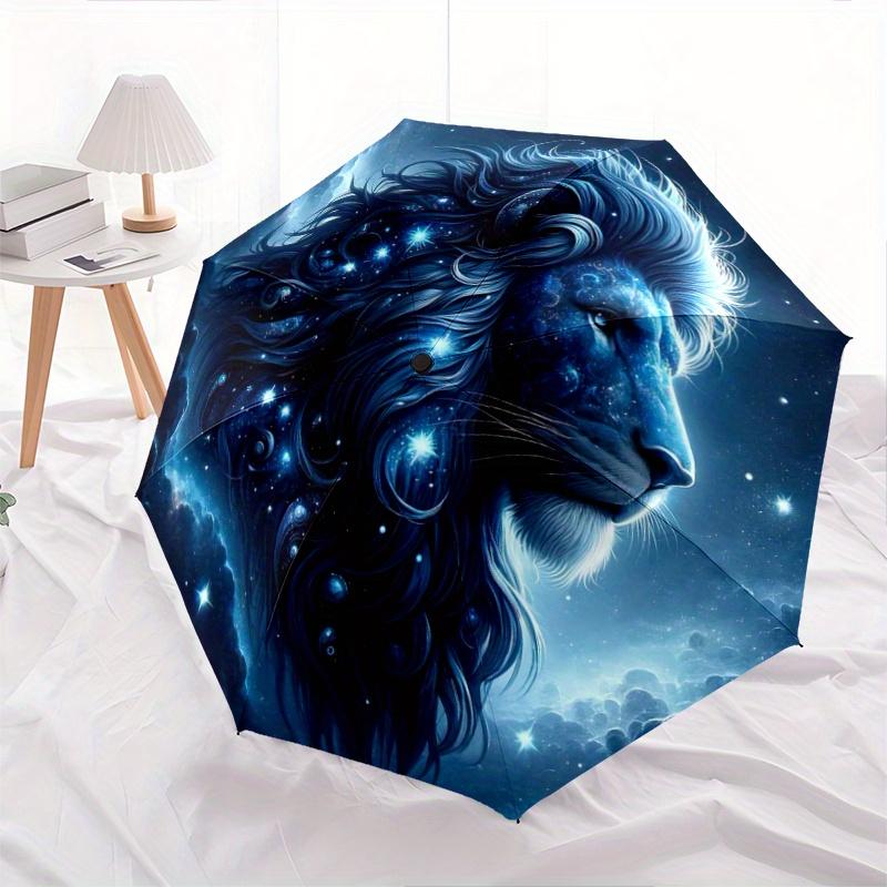 1pc Starry Sky Majesty Lion Pattern Automatic Umbrella is Fashionable and Good-Looking, Suitable for Travel and Daily UseC087
1pc Starry Sky Majesty Lion Pattern Automatic Umbrella is Fashionable and Good-Looking, Suitable for Travel and Daily UseC087