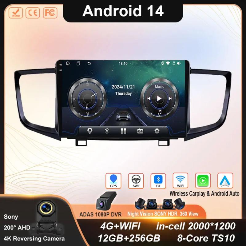 Android 14 For Honda Pilot 2016 2017 2018 2019 Car Radio Multimedia Player GPS Navigation Audio DSP Stereo Carplay WIFI No Din
Android 14 For Honda Pilot 2016 2017 2018 2019 Car Radio Multimedia Player GPS Navigation Audio DSP Stereo Carplay WIFI No Din