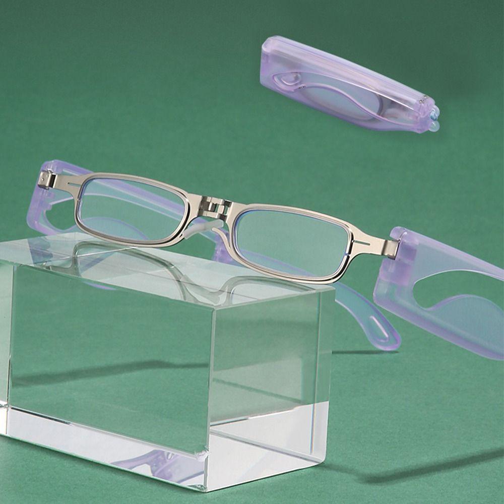 Folding Hyperopia Glasses 360 Degree Rotating Presbyopic Eyewear Optical Spectacle Eyeglass Office Strength 200 фіолетовий
Folding Hyperopia Glasses 360 Degree Rotating Presbyopic Eyewear Optical Spectacle Eyeglass Office Strength 200 фіолетовий